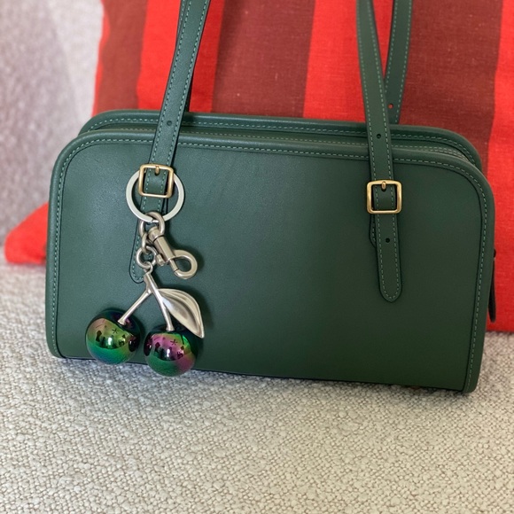 Colorful Cherry Keychain Silver Hardware - Picture 5 of 5